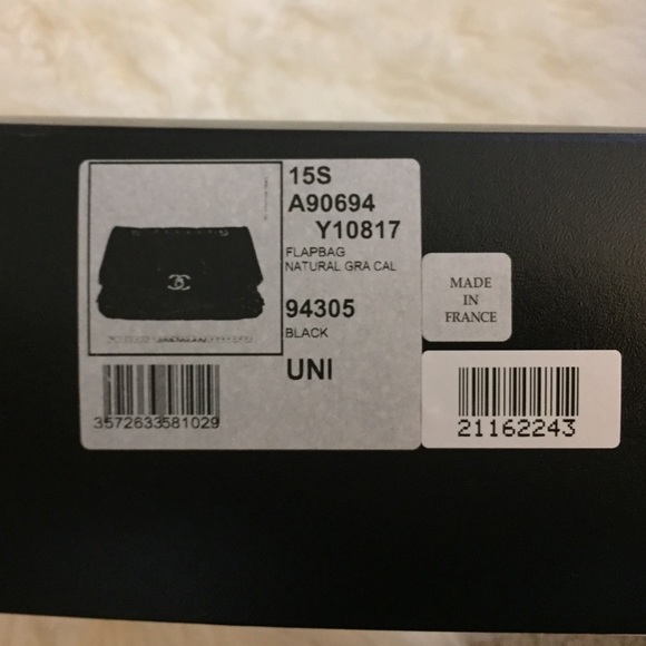 ❌SOLD❌ 🖤 CHANEL NIB Black w/ Silver HW Flap Bag - Picture 6 of 8